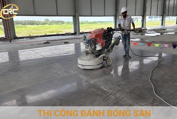 dịch vụ thi công đánh bóng sàn