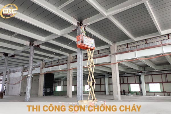 dịch vụ thi công sơn chống cháy