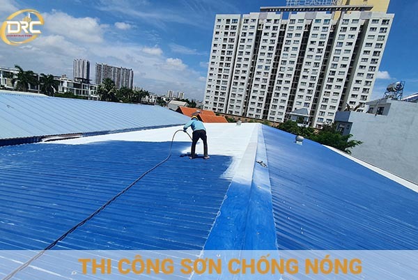 dịch vụ thi công sơn chống nóng