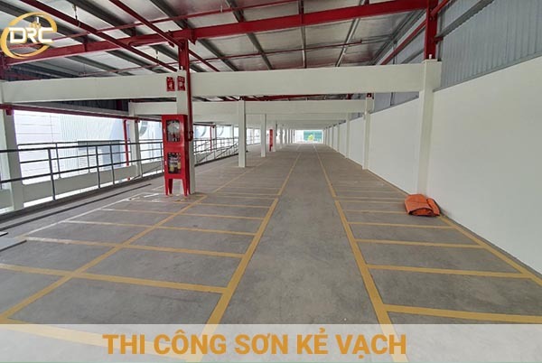 dịch vụ thi công sơn kẻ vạch