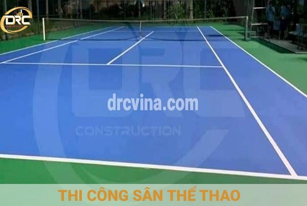 dich vụ thi công sân thể thao