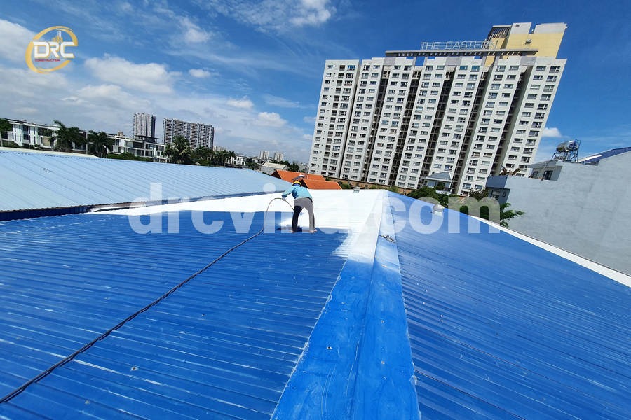 sơn chống nóng mái tôn